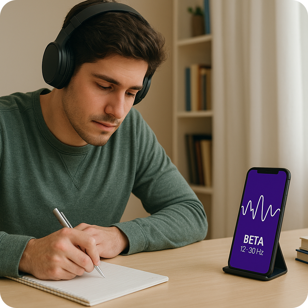 estudiar con ondas delta